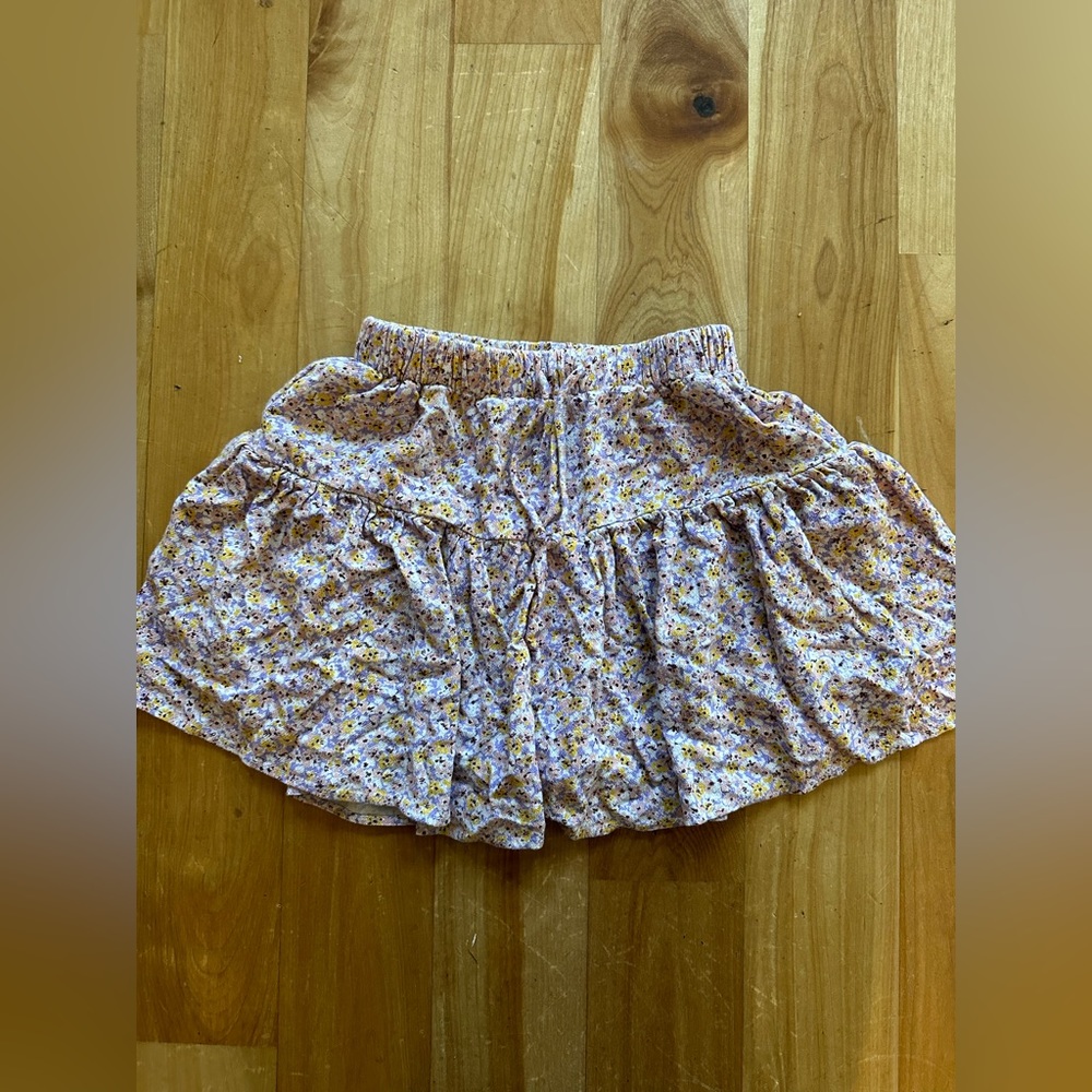 Zara girls floral skort